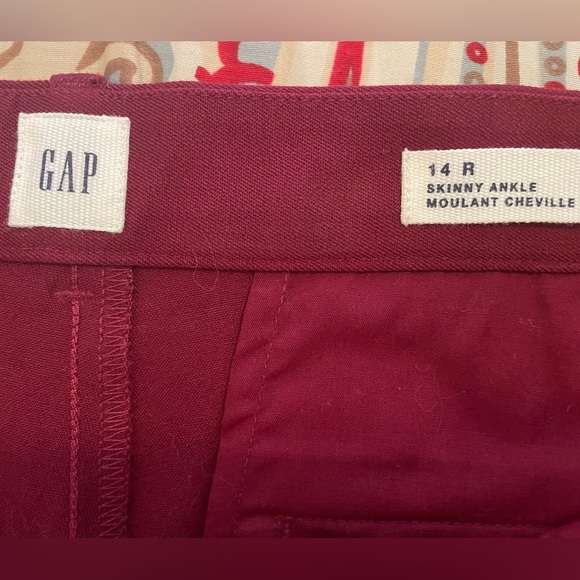 Gap Skinny Ankle Pant, sz 14 R - Picture 4 of 4